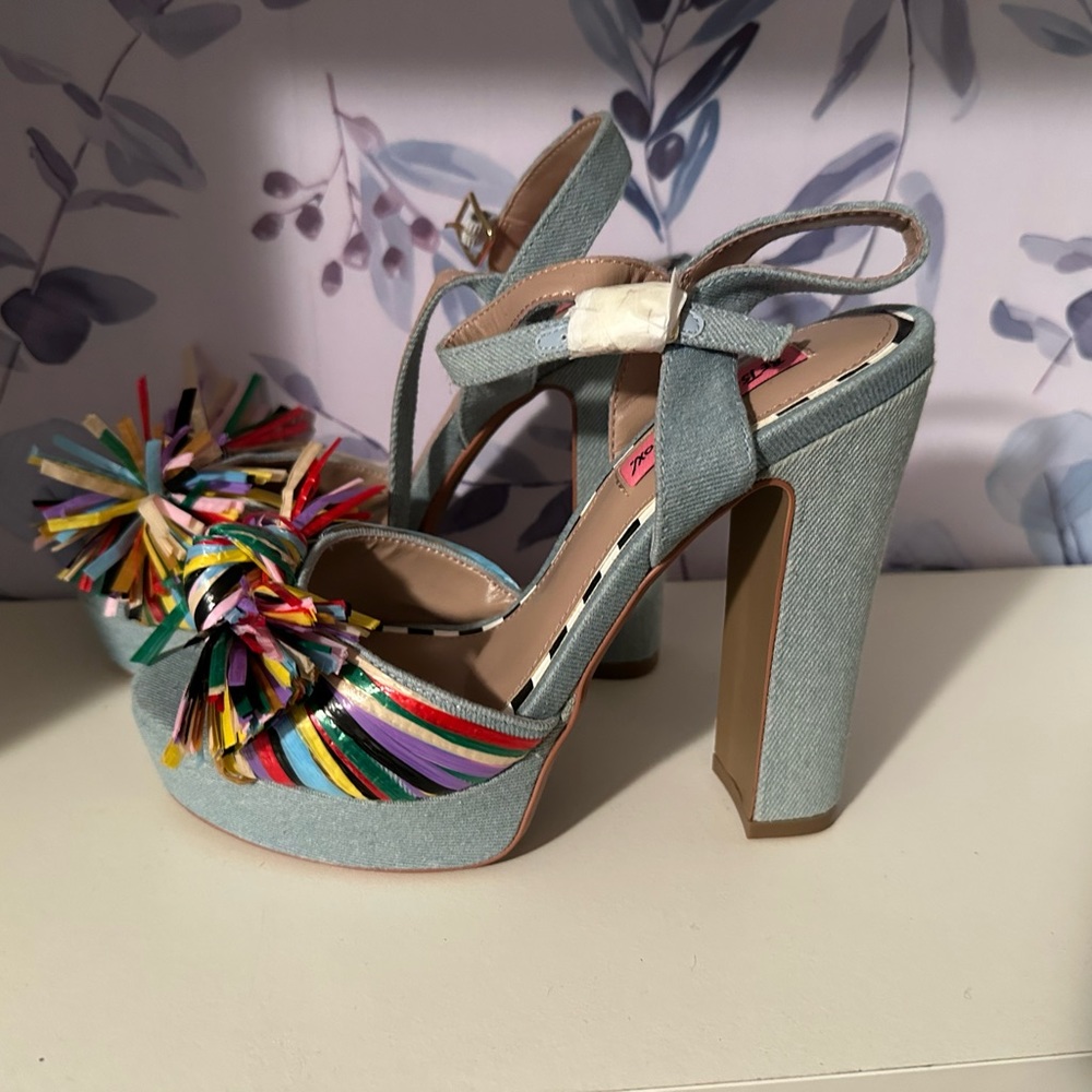 New jean heels